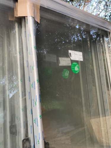 Ventana aluminio de corredera 1.20x1.20