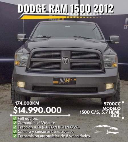 DODGE RAM 1500 CS, 5.7 HEMI, 4X4 AT.