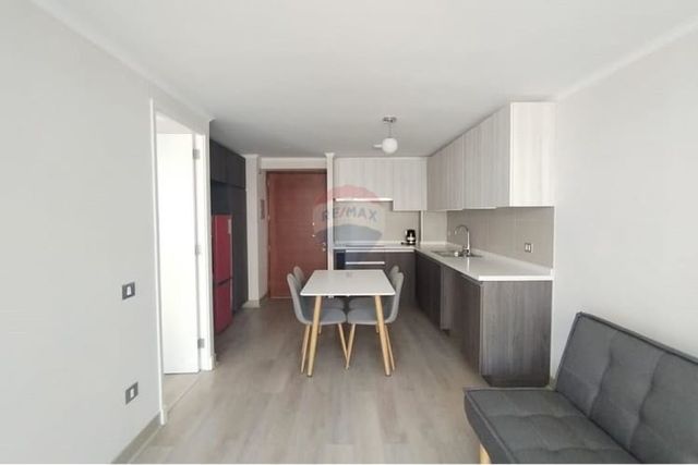 Amoblado, gran terraza y estacionamiento