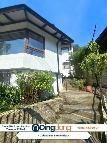 Amplia Casa En Lonco Alto, 6d4b Con Piscina Y Quincho