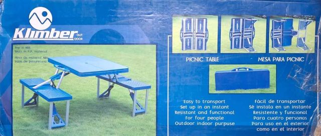 Mesa plegable camping Klimber out door