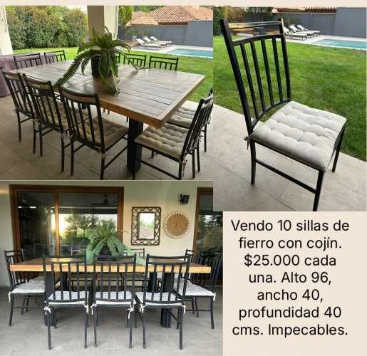 Sillas Fierro Terraza