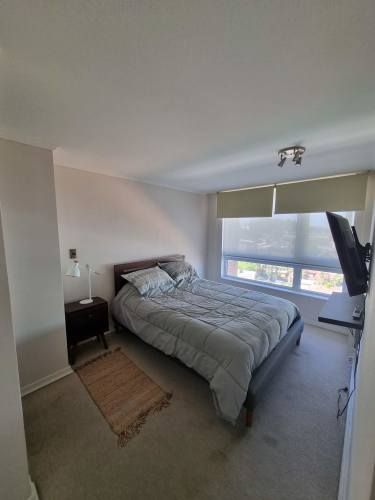 Departamento amoblado frente al mall del trebol