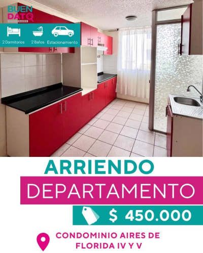 Arriendo departamento habilitado para personas con movilidad reducida