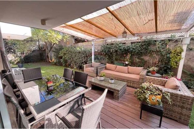 Depto.  ñuñoa  -1er piso- gran patio privado