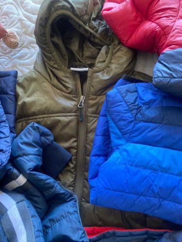 6 parkas impecables tallas 8 hasta 16, total $15000