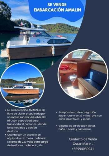 Vendo Embarcación Menor