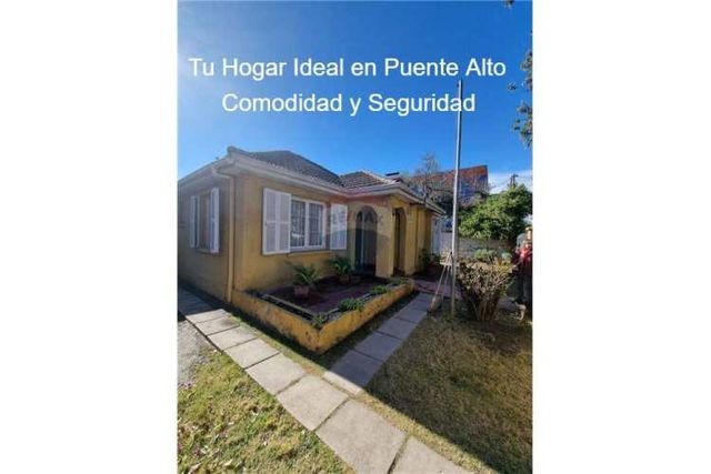 Puente alto. casa amplia en barrio residencial