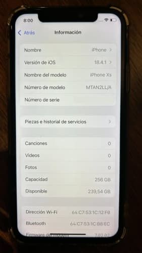 iPhone XR 256GB - Modelo MTAN2LL/A