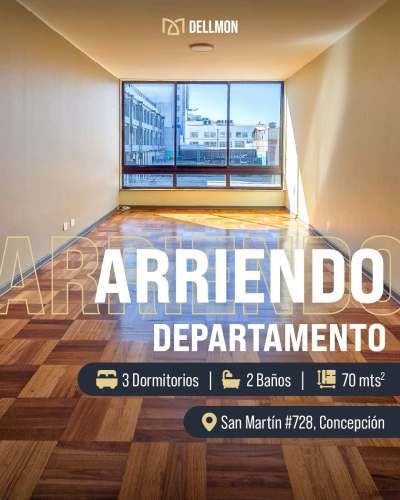 DEPARTAMENTO 3D2B EN EL CENTRO