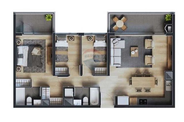 Departamento 3 dormitorios - lomas san sebastian