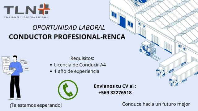 CONDUCTOR RECAUDADOR - RENCA