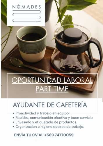 Ayudante Cafeteria - Part time