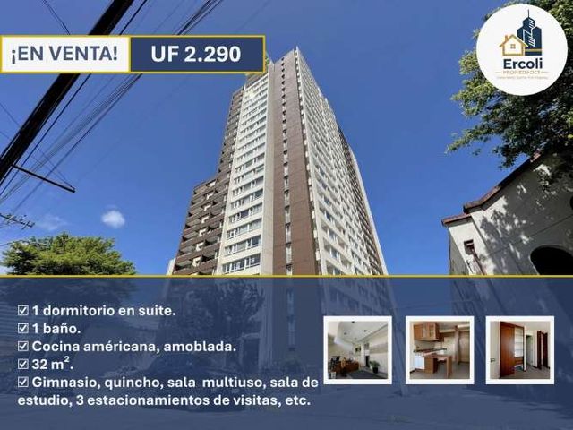 VENTA DEPARTAMENTO CONCEPCIÓN A PASOS DE TODO