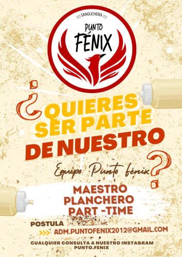 Part-Time 30 hrs Maestro sanguchero, planchero