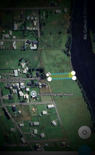 ¡Oportunidad Única!  1.300 m2 con Orilla de Río Chamiza