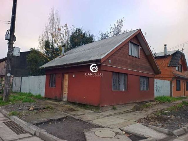VENDEMOS CASA ESQUINA EN CALLE SARGENTO ALDEA TEMUCO