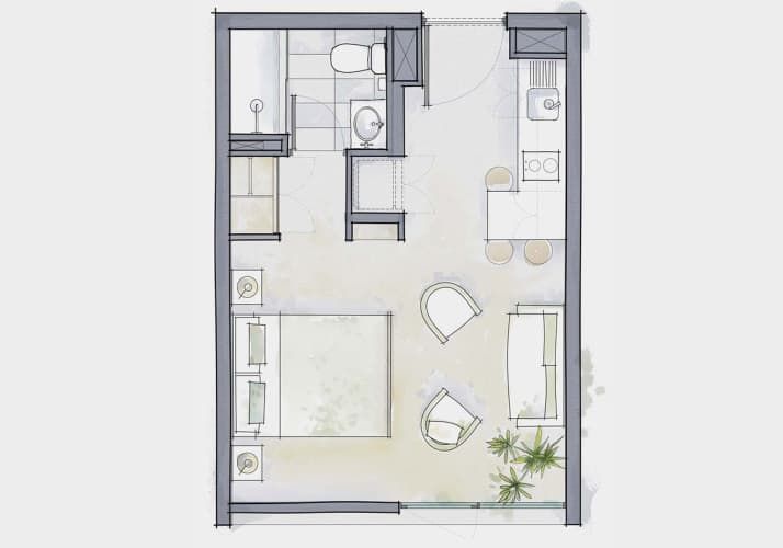 Departamento en arriendo c/ estacionamiento en Parque Los Reyes