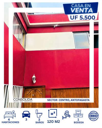 En venta  amplia propiedad en CENTRO de ANTOFAGASTA
