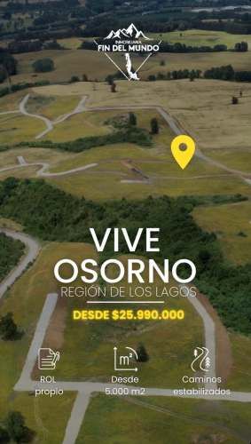 OSORNO OFERTA PARCELAS ORILLA DE RUTA PÚBLICA (129874)