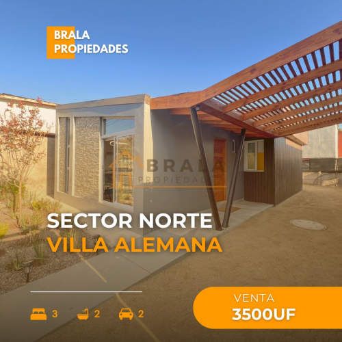 VENTA CASA NUEVA IDEAL PARA INVERSIÓN, VILLA ALEMANA