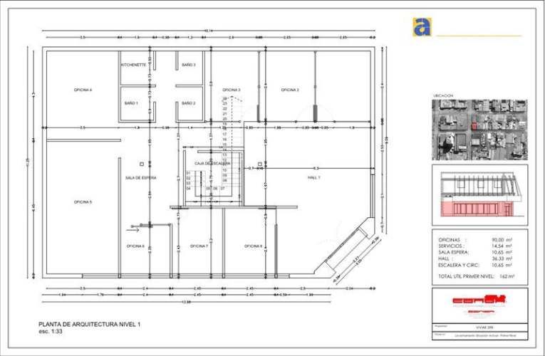 OFICINA Local Comercial Central - Vivar / San Martin