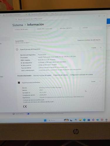 Hp All In One 22 Fullhd Intel Pentium J5040 8gb Ssd Win 11 (Usado)