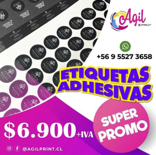 ETIQUETAS STICKERS ADHESIVOS PEGATINAS