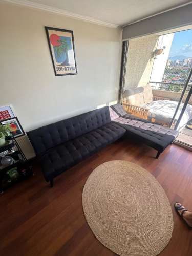 Sillón seccional negro