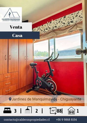 Hermosa Casa en Venta Condominio Jardines de Manquimavida – Chiguayante