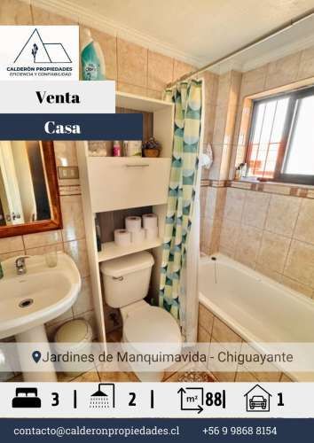 Hermosa Casa en Venta Condominio Jardines de Manquimavida – Chiguayante