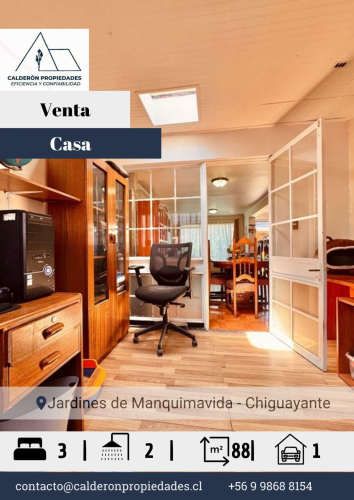 Hermosa Casa en Venta Condominio Jardines de Manquimavida – Chiguayante