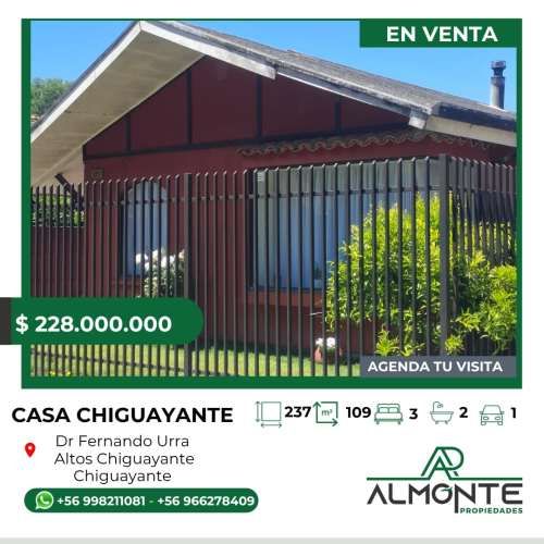 VENTA CASA 3HAB 2BA CHIGUAYANTE