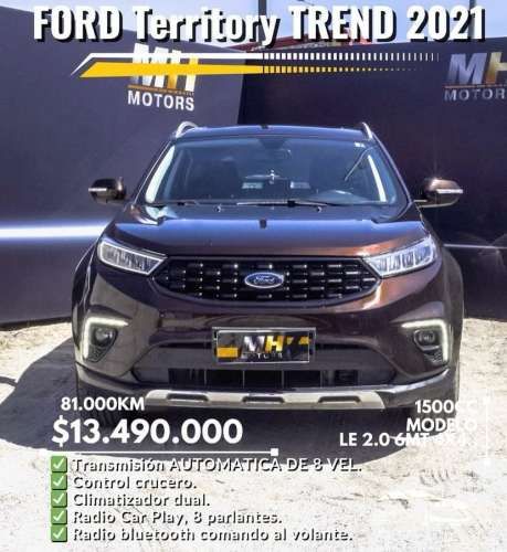FORD Territory TREND, AUTOMATICO, 2021.
