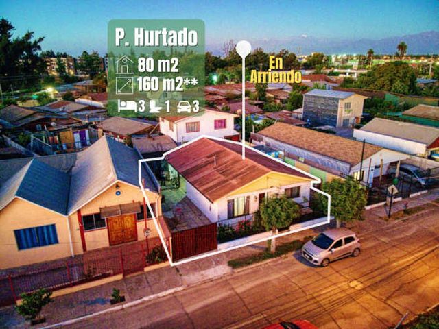 Casa en arriendo en Padre Hurtado - Excelente Barrio