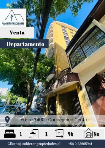 Se Vende Hermoso Departamento centro de Concepción Freire 1400
