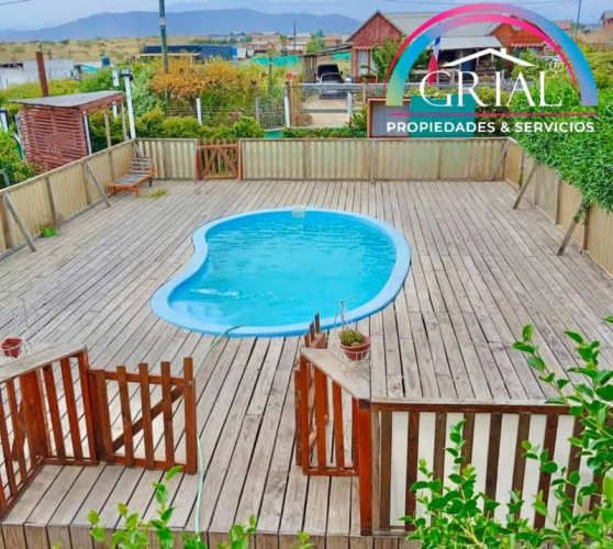 SE VENDE PARCELA CON CASA CERCA DE LA PLAYA EN PAPUDO