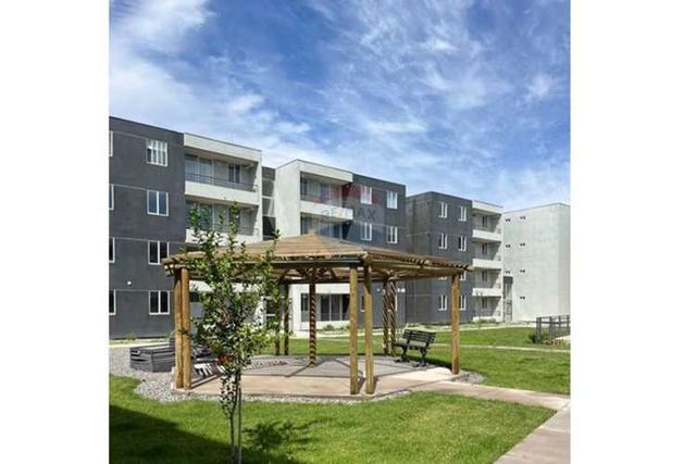 ¡moderno depto en lampa con piscina y balcón!