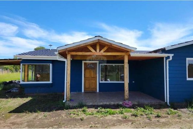 Casa en parcela con acceso al río toltén, freire.