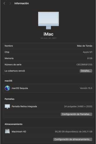 iMac 24-inch, M1