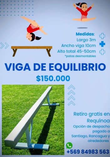 Viga de Equilibrio Gimnasia Artística