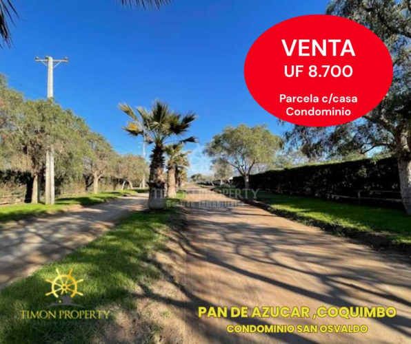 HERMOSA PARCELA/CASA UF 8.700 (condominio) (130914)
