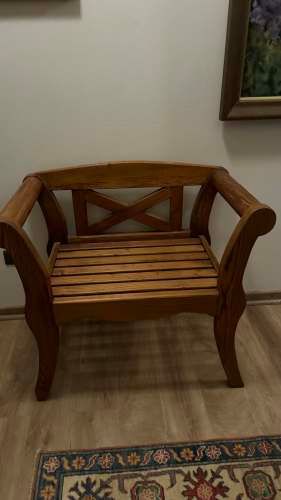 Sitial pino Oregón americano