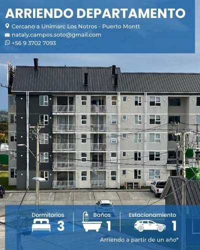 Arriendo Depto Condominio Vista Chinquihue