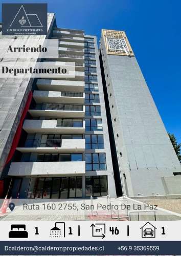 Departamento en Condominio Pie de Monte 1D+1B+1E