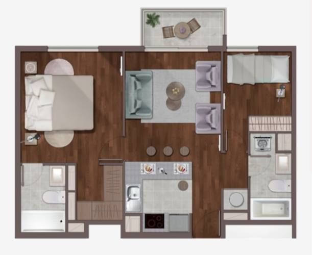 EXCELENTE DEPARTAMENTO UBICADO EN ALTOS DE RELONCAVI