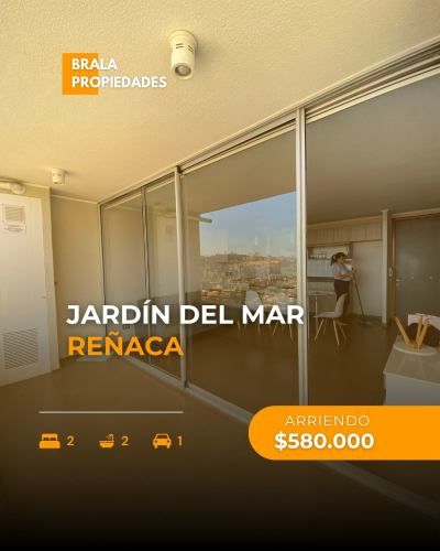 ARRIENDO DEPARTAMENTO JARDIN DEL MAR, REÑACA