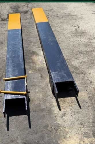 Uñas al balde de retroexcavadora