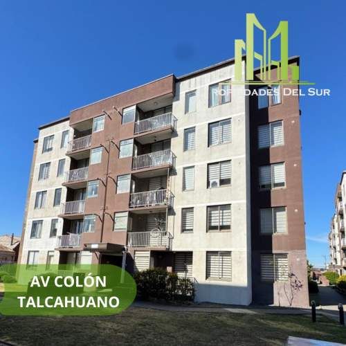 ¡Tu nuevo hogar te espera en Av. Colón, Talcahuano! Hermoso departamento con vista al mar.