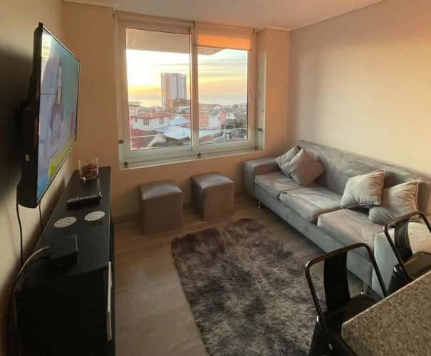 DEPTO 1D1B CON ESTAMIENTO, WIFI Y TV INCLUIDO VALP